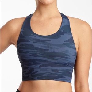 NWT- DYI Elevate Racer Bra - Blue Camo/S